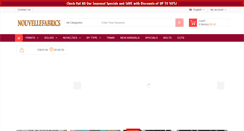 Desktop Screenshot of nouvellefabrics.com