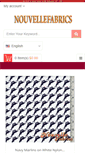 Mobile Screenshot of nouvellefabrics.com
